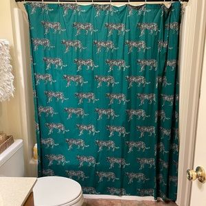 emerald green opalhouse shower curtain